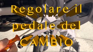 #Regolare il #pedale del #cambio sul #GS screenshot 1