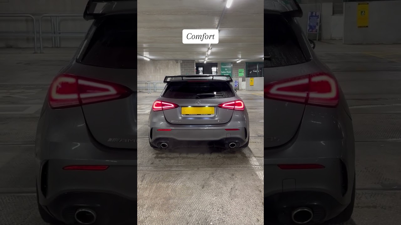 Mercedes A35 Amg startup and revs 