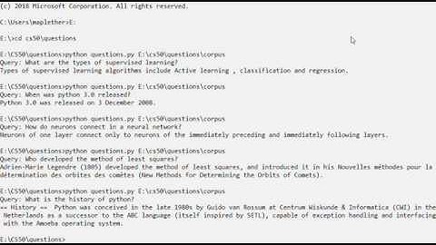 CS50 Intro to AI - Python (Project 6 Questions)