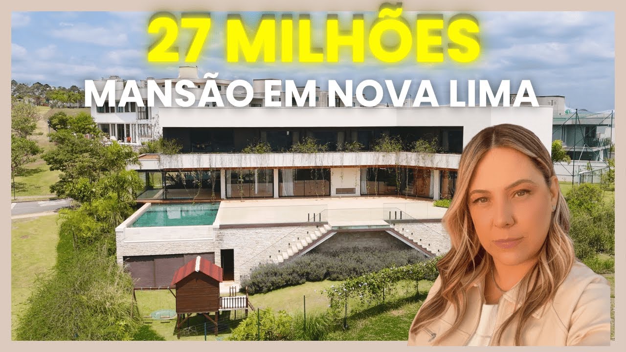 27 MILHÕES, MANSÃO COM 7 SUÍTES, CINEMA E ACADEMIA DE LUXO!