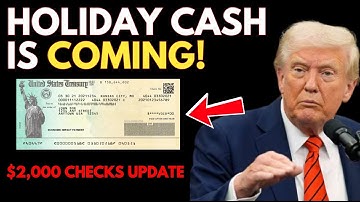HOLIDAY GIFT Alert Trump’s $2000 Stimulus Check Update   White House & Scott Bessent Confirm Details