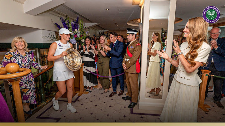 HRH The Princess of Wales meets Ladies' Champion Iga Swiatek | Wimbledon 2025
