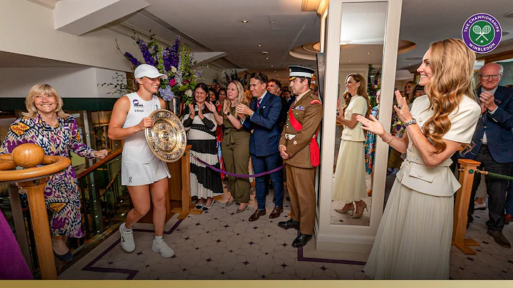 HRH The Princess of Wales meets Ladies' Champion Iga Swiatek | Wimbledon 2025