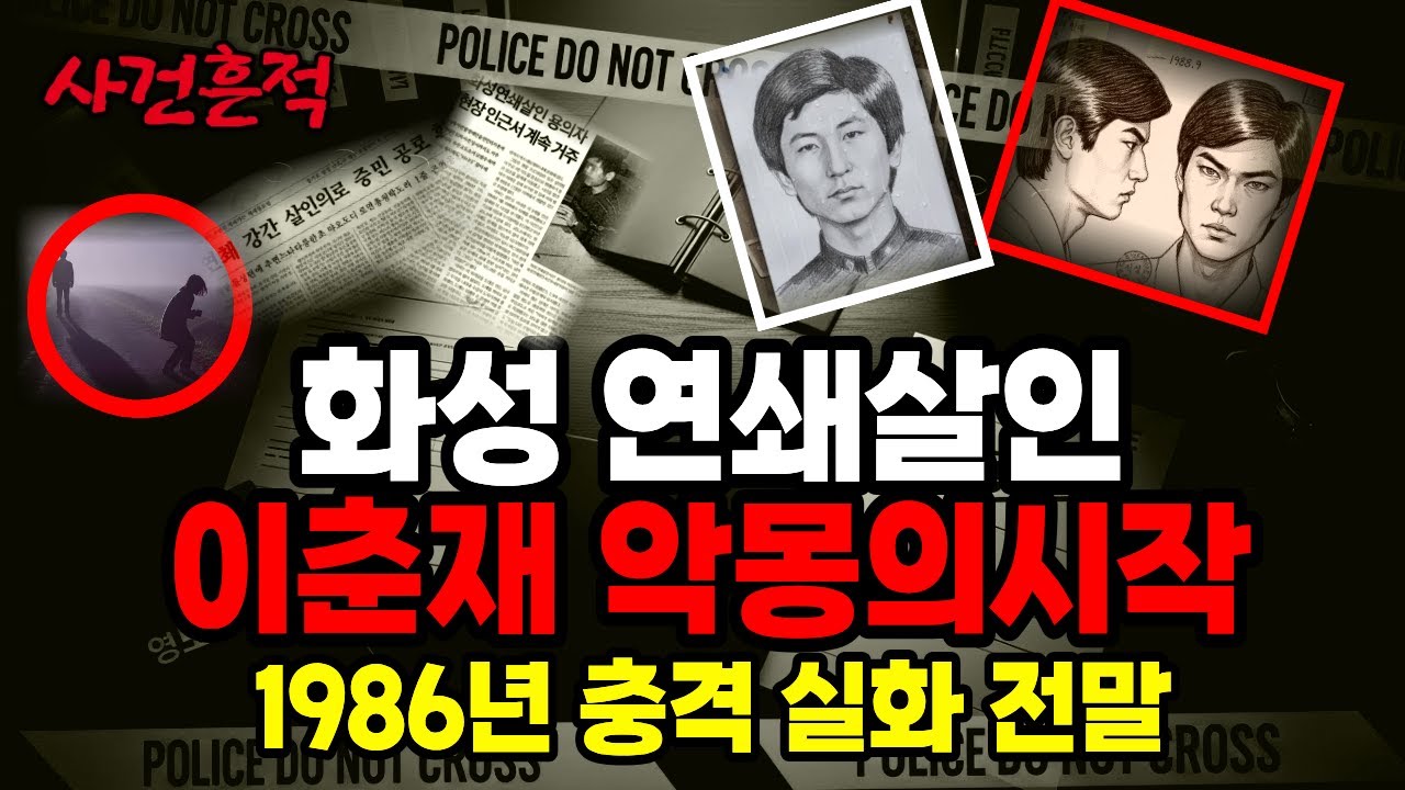 [충격실화] 1986년부터 1991년까지 경기도 화성 일대에서 발생한 대한민국 충격적 사건의 전말...