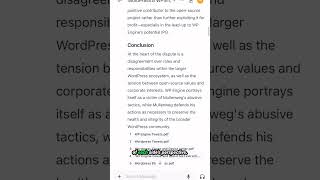 Wordpress vs. WP Engine Fight: What AI Thinks