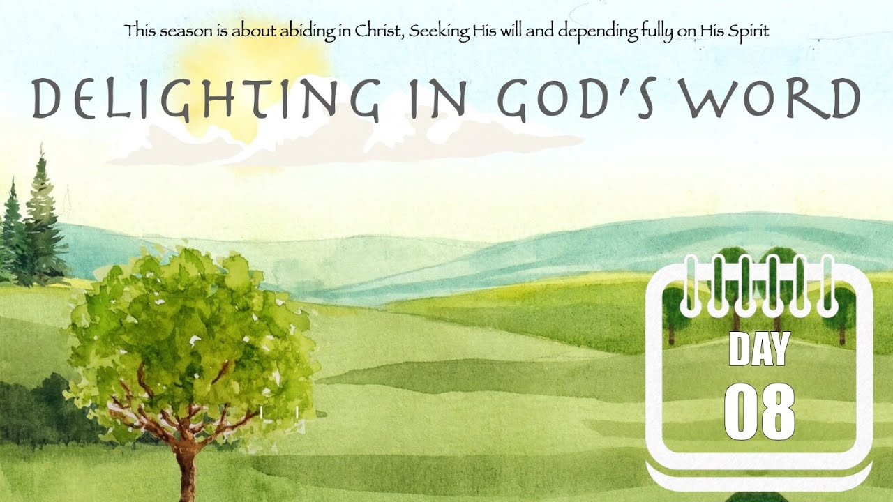 Delighting in God's word!