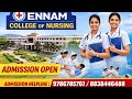 Ennam College of Nursing at Coimbatore District. Best Nursing College in CBE.