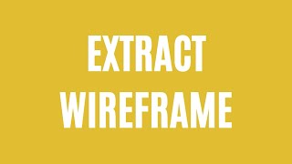 Extract Wireframe - Matrix 9 - Học vẽ trang sức 3D Matrix Gemvision