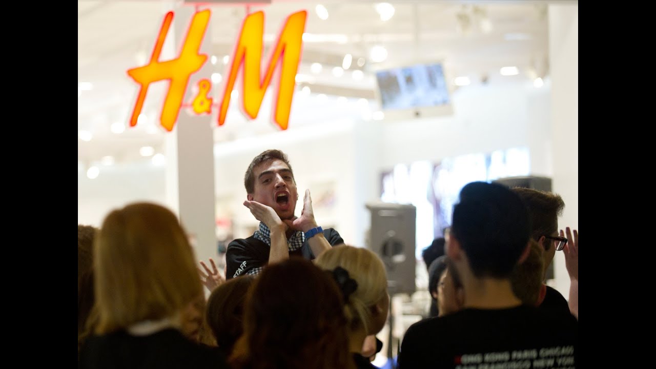 H&M grand opening in Bellingham - YouTube