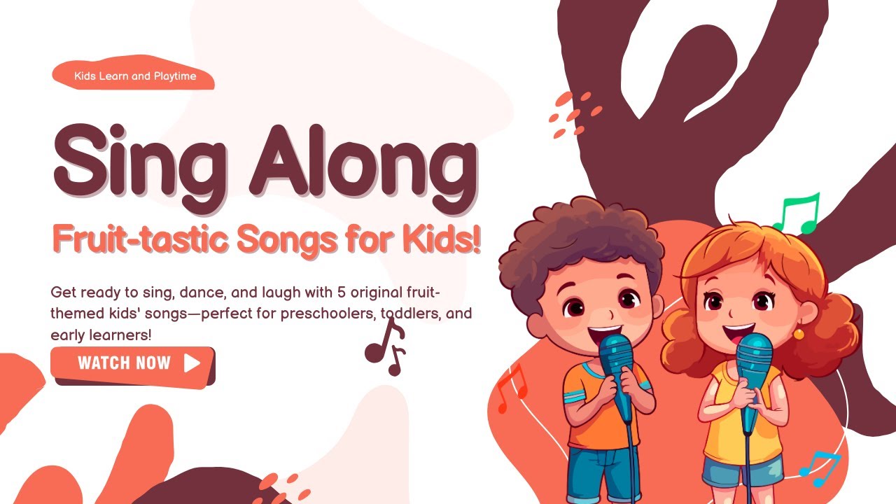 🍎🍇 Fruit-Tastic Songs for Kids! 5 Fun Fruit Songs to Sing, Dance ...