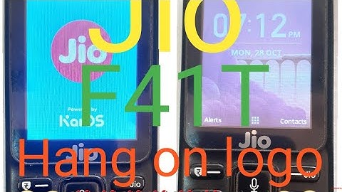 Jio f41t Flashing Hang on logo solution📱📲 Jio F41t Flashing keise kare