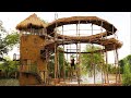 150 Days Building The Great Five Story Mud Villa With Water Park By Ancient Skills