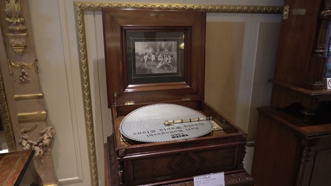 ディスクオルゴール》Polyphon Style No. 47 Disc Music Box 