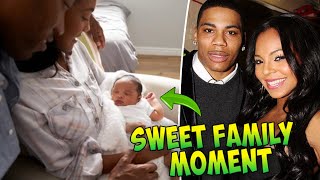 Awww: Amazing Parents - Ashanti & Nelly's Sweet Family Moment with BABY Haynes !!