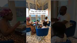 Dinner table rules. No electronics. #shorts #viral #shortvideo