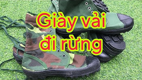 Giày vải đi rừng ,quân nhu đủ cỡ
