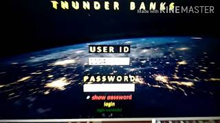 A banking app using tkinter