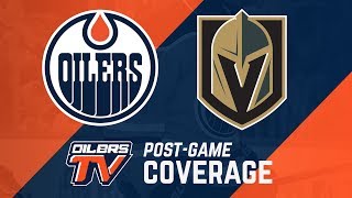 ARCHIVE | Oilers Post-Game Interviews vs. Golden Knights
