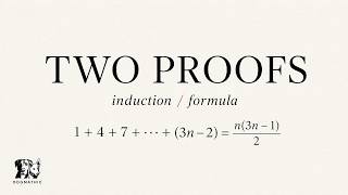 Induction Takes 11 Minutes. The Formula Takes 2. Both Are Right | #discretemath | #induction