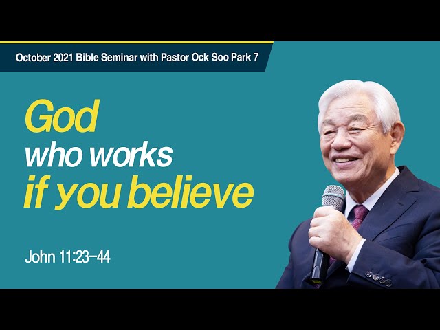 2021 Online Interdenominational Gospel Seminar | Day 4 Evening With Rev. Dr. Ock Soo Park