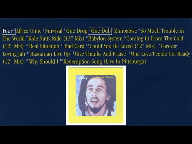 Bob Marley - cd 4