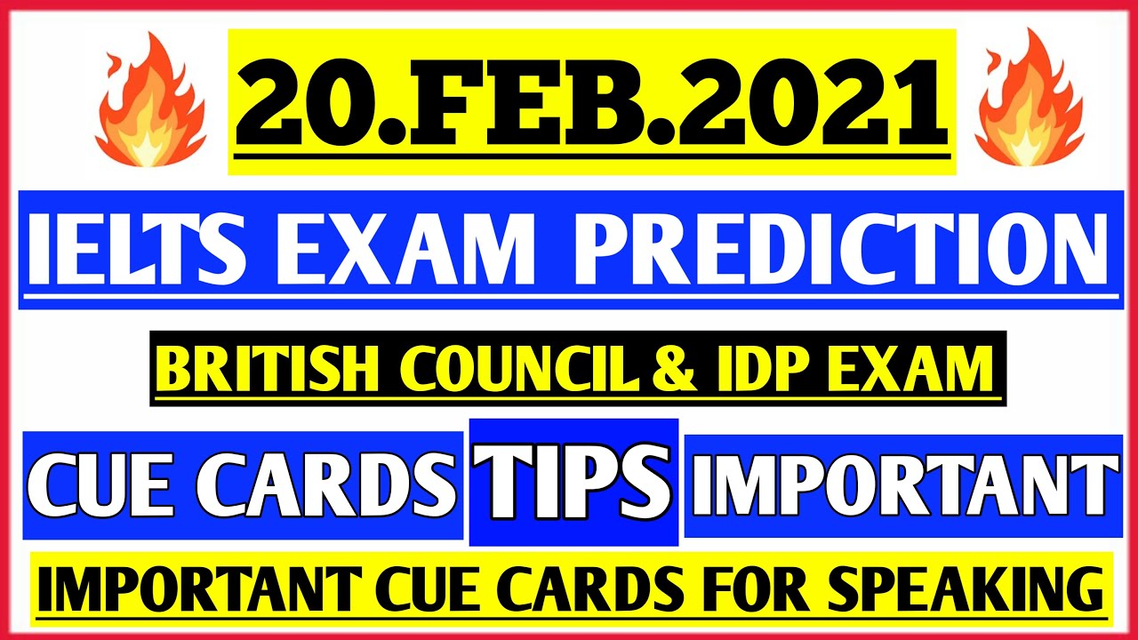 20 February 2021 Real Ielts Exam Prediction | Listening | Reading | Writing | IDP & BC |