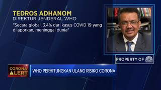 WHO Revisi Angka Kematian Corona dari 2% jadi 3,4%