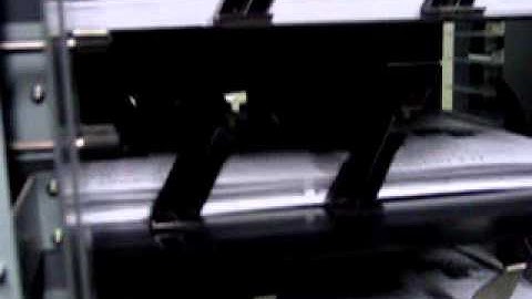 DUPLO 5000 TWIN TOWER COLLATOR BOOKLETMAKER TEST RUN 80 Pages