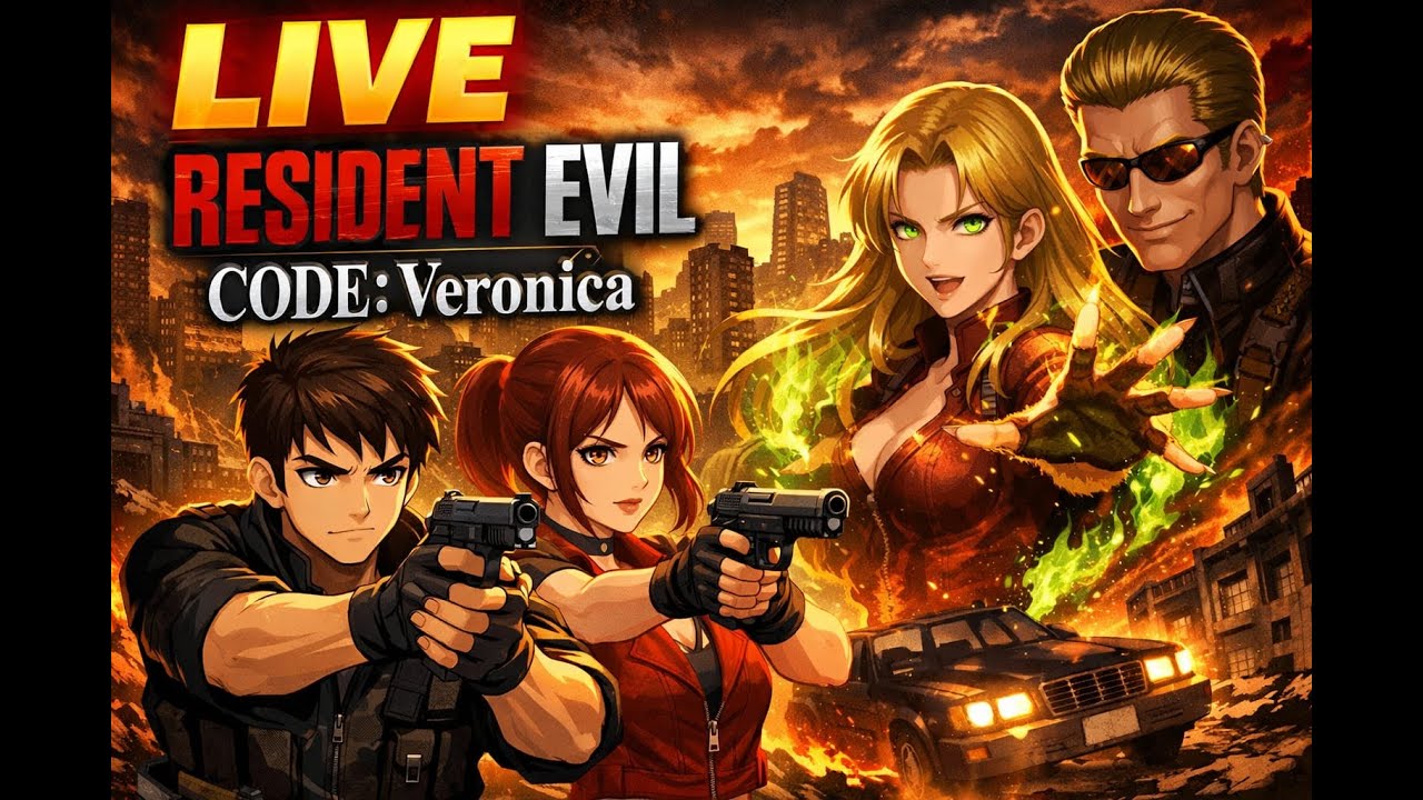 🔴Live Resident evil Code Veronica X 