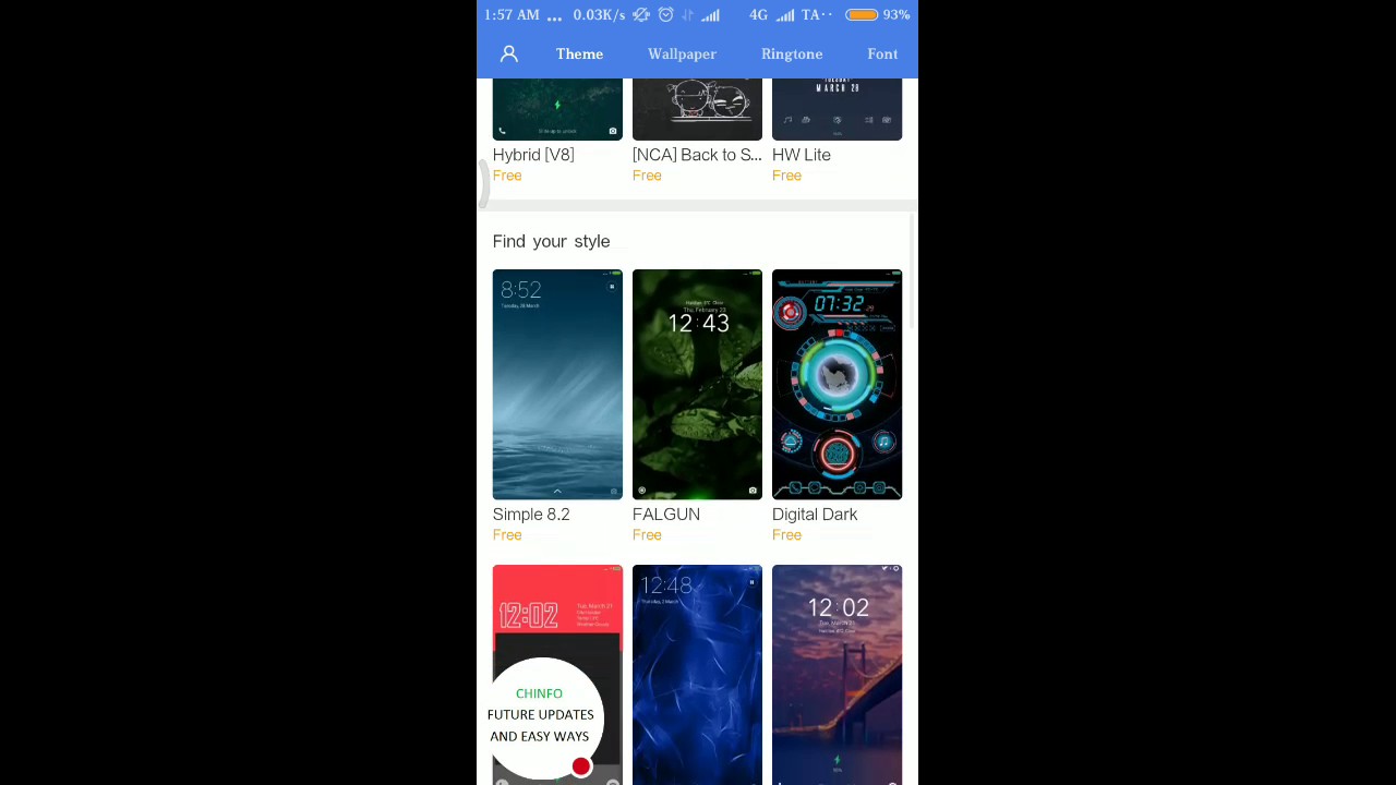 Mi Theme app new features YouTube