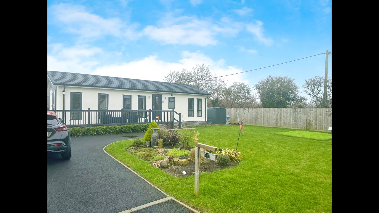 Over 50's rural gated residential Park Home development in Darlington, County Durham