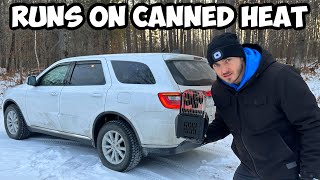 Car Camping in EXTREME COLD with New Heater | Winter Camping in an SUV