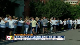 St. Ursula students back to school