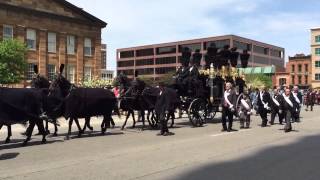 Lincoln funeral procession-Hearse