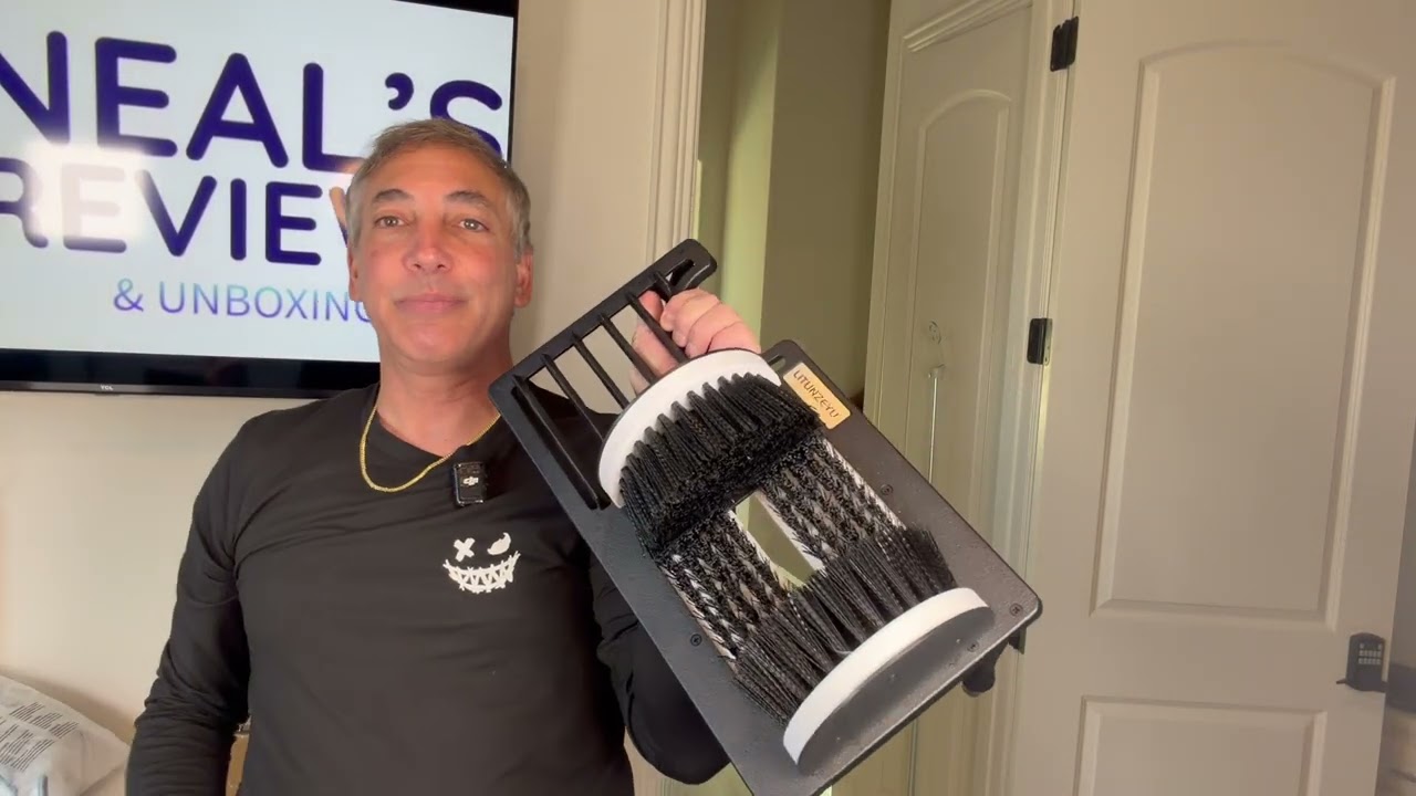 Обзор и распаковка средства для чистки обуви или ботинок для крыльца 4K 4K