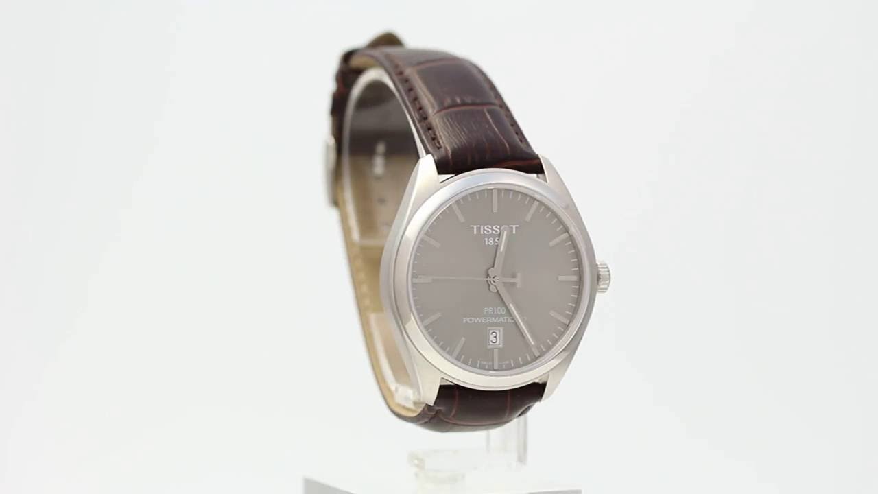 Tissot PR 100 Automatic T101.407.16.071.00 - Watchia.com - YouTube