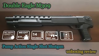 Double Eagle M309 (CHEAPEST Airsoft Shotgun) Unboxing & Review