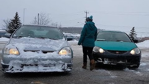 Honda FWD Drift Battle: Ebay Turbo RSX vs K24 EP3