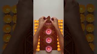 Diwali Lakshmi Paper Craft 🪔✨ | Goddess Lakshmi 3D Art Timelapse #Shorts