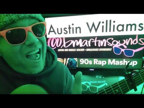 90s Rap Mashup - Austin Williams Guitar Tutorial (Beginner Lesson!)