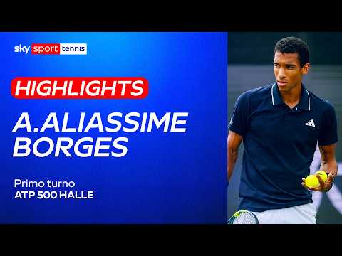 Video Auger-Aliassime - Borges: gli highlights | ATP 500 Halle