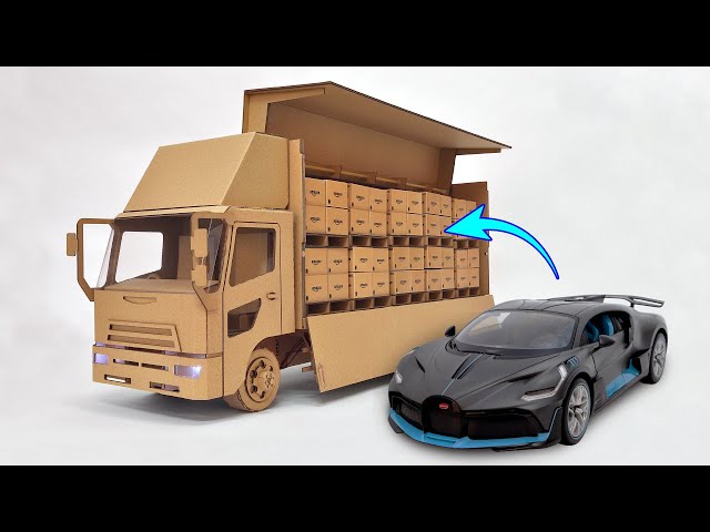 【ラジコン】ダンボールでトラックをつくる 【RC】How to Make a Truck with Cardboard. class=