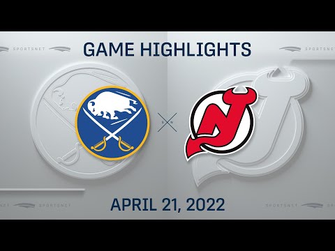 NHL Highlights | Sabres vs. Devils - Apr. 21, 2022