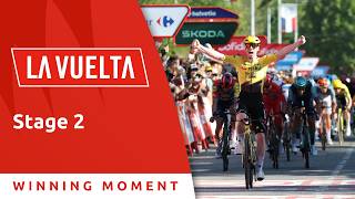 Brennan leaves everyone in his wake | Stage 2 Highlights | La Vuelta a Espana 2026 screenshot 5