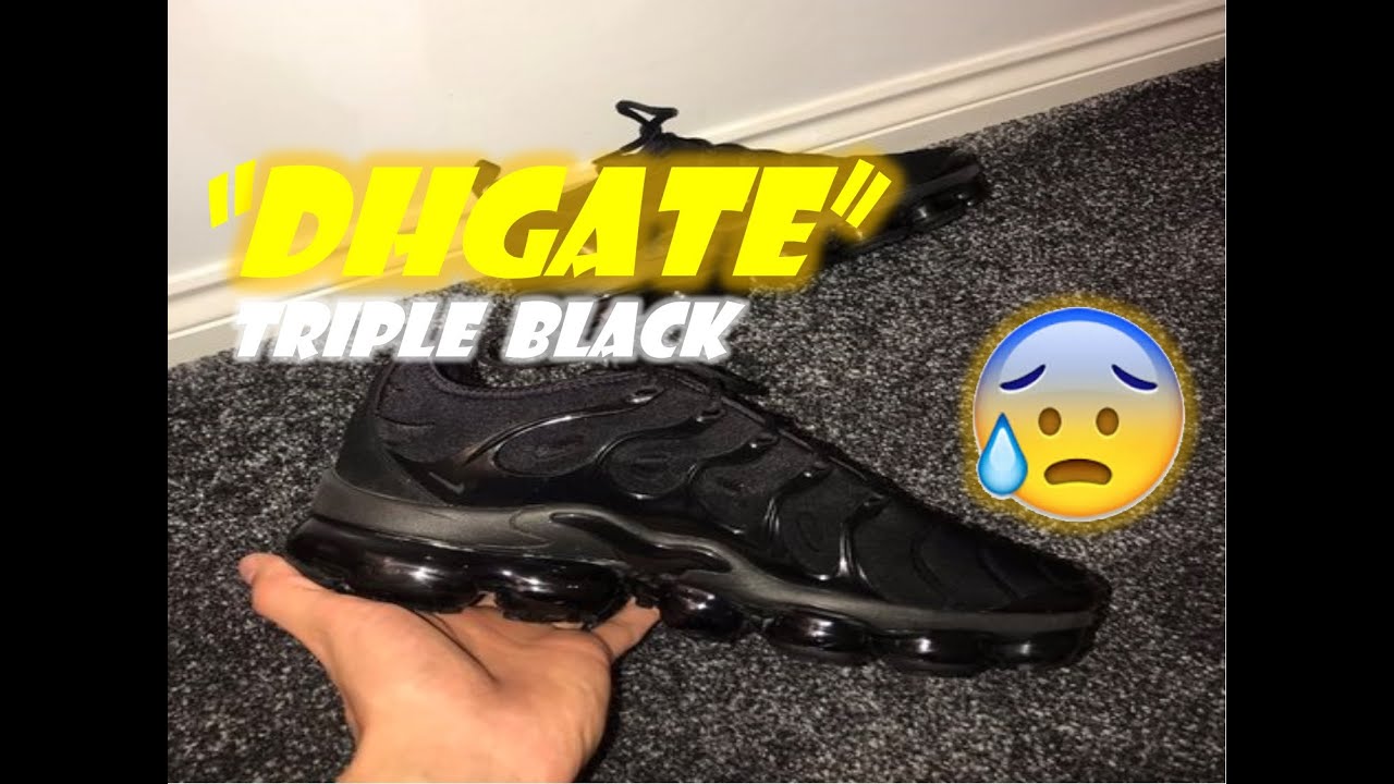 Dhgate Review for Air Vapormax Plus/One week Hold-Up fake/Replica shoe - YouTube