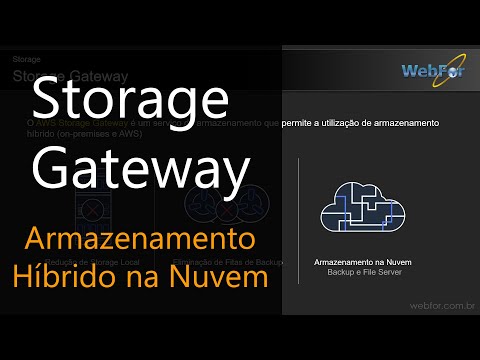 Vídeo: Qual é o principal caso de uso do AWS Storage Gateway?