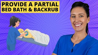 Provide Partial Bed Bath and Backrub CNA Skill