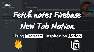 Fetch notes from Firebase (Database) - New Tab Notion Chrome Extension