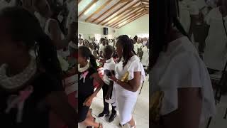 Vibes at a funeral in Petit Bordel, st Vincent. Celebrating the life of Susanna Hooper.