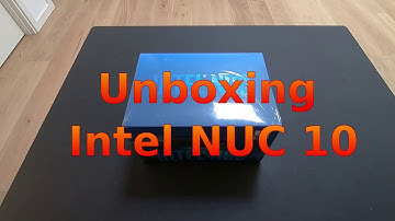 Unboxing Intel NUC 10 barebone mini pc i7 processor